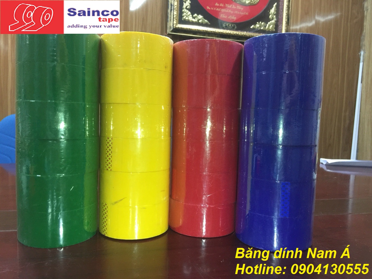 Băng dính màu OPP