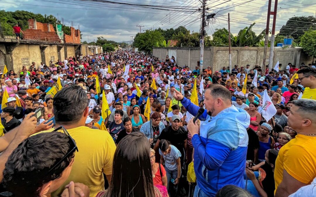 «Volver a casa será el mayor grito de libertad que sonará en Venezuela», sostiene José Brito en campaña desde Aragua