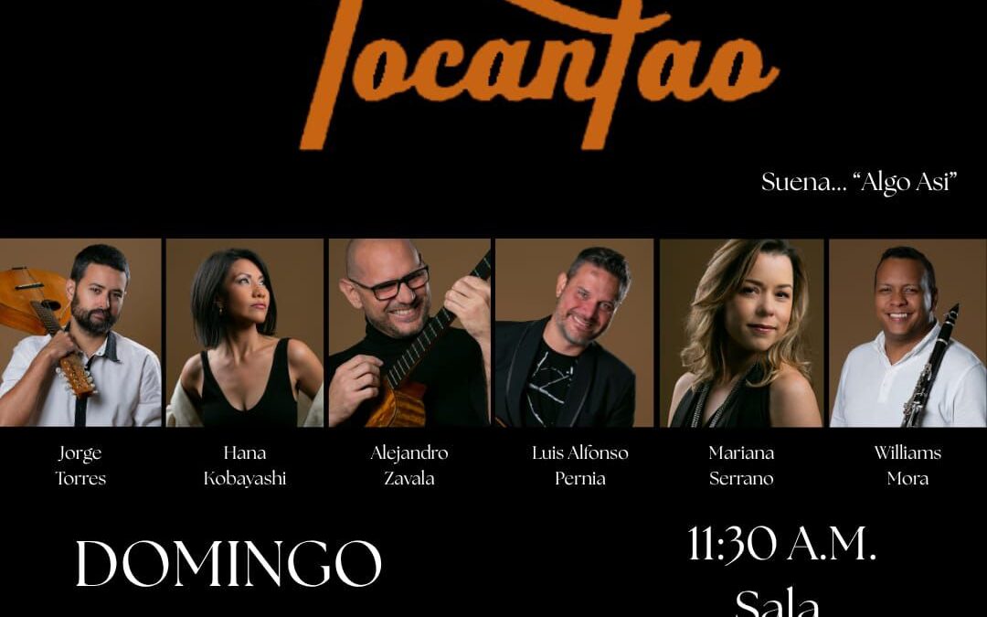 La agrupación TOCANTAO se presenta en la Sala Experimental del CCAM #1Jun